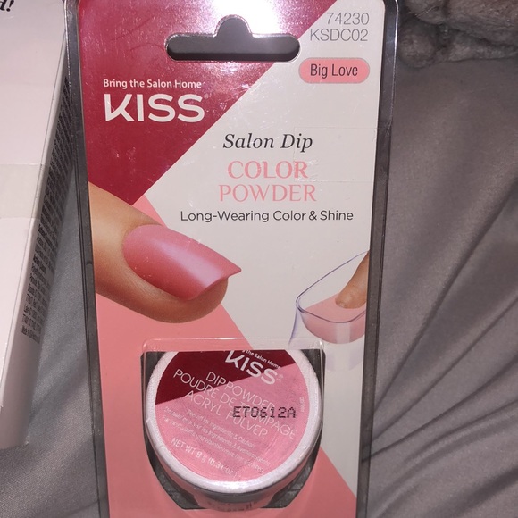 NEW! Unopened Kiss salon dip color system and bonus salon dip color - Picture 4 of 5